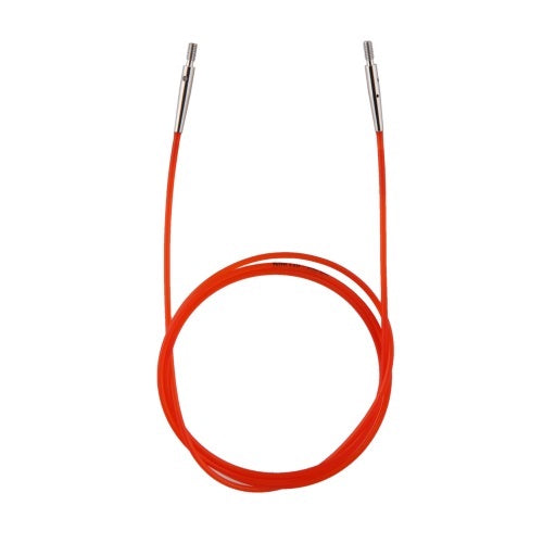 Knit Pro Coloured Interchangeable Needle Cable red 100cm