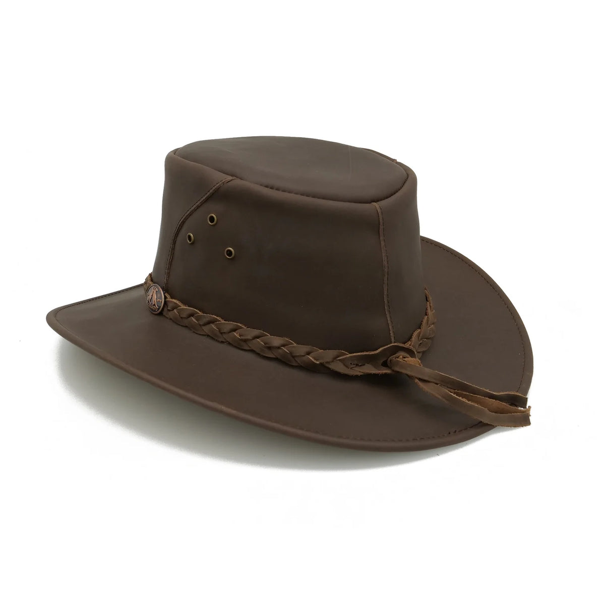 Kakadu Busselton Leather Hat brown