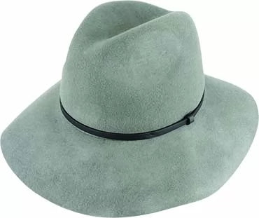 Maddison Avenue Wool Felt Fedora grey