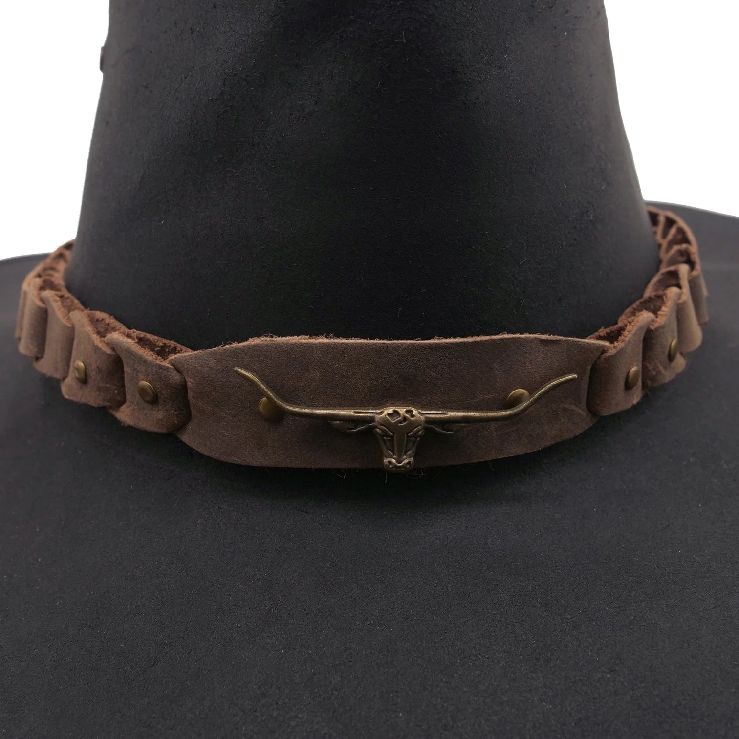 Kakadu Brumby Shapeable Leather Hat black