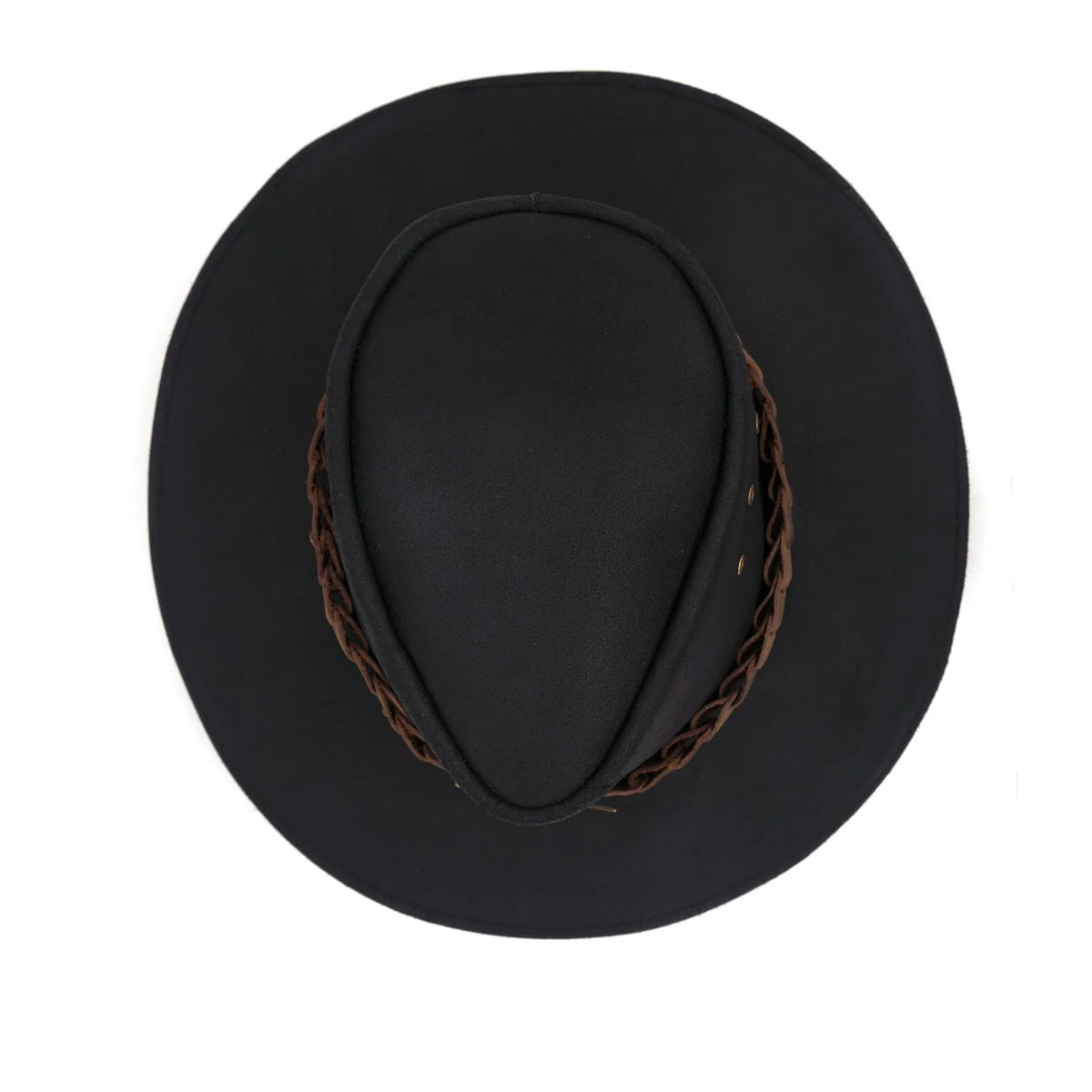 Kakadu Brumby Shapeable Leather Hat black