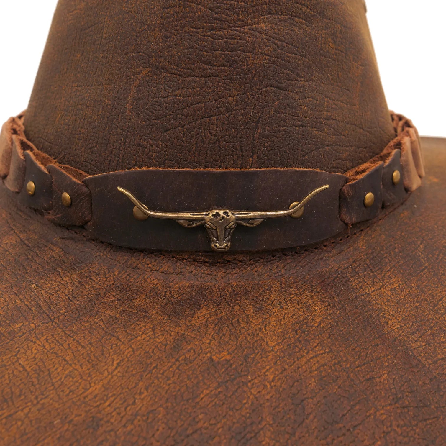 Kakadu Brumby Shapeable Leather Hat bark
