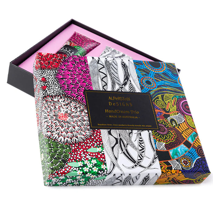 Alperstein Designs Hand Cream Trio - Blue Wattle, Eucalyptus Sweet Orange & Ginger