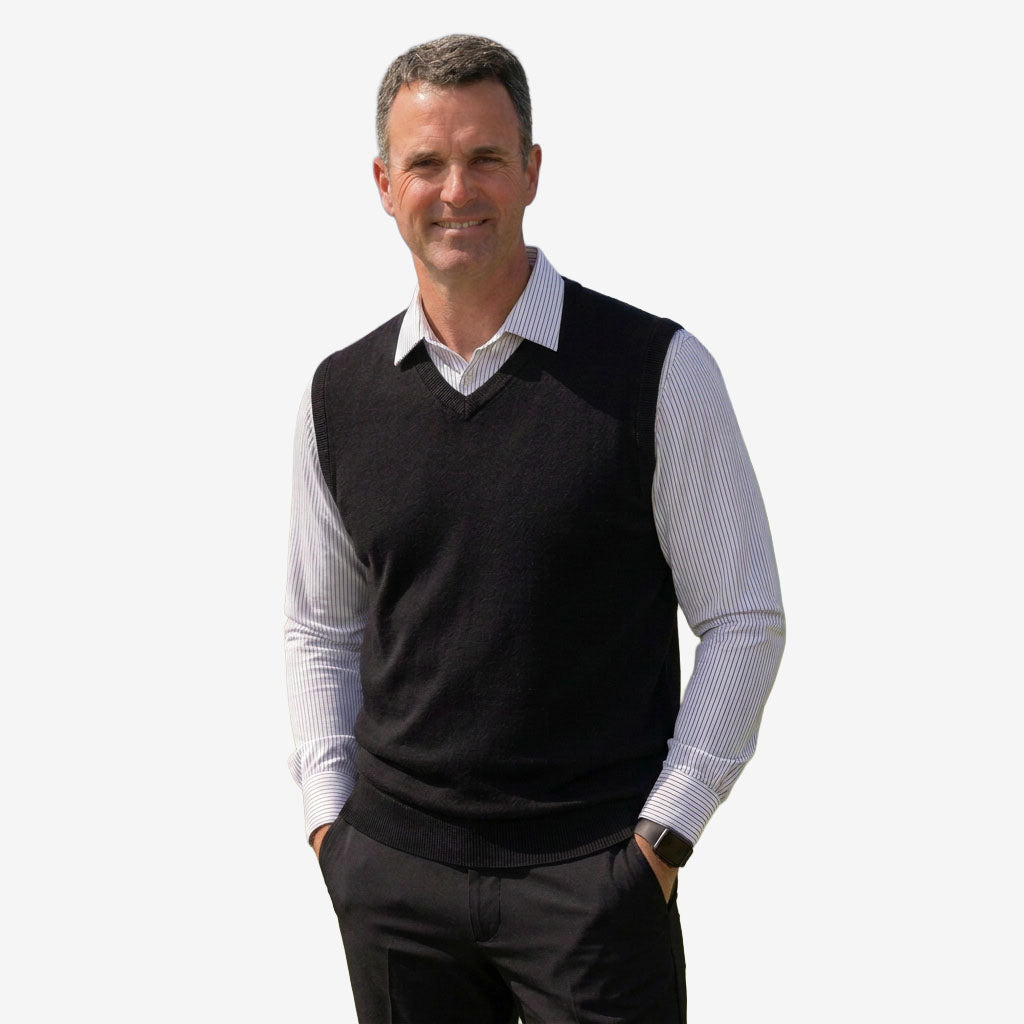 Ansett Fine Merino Slip On Vest