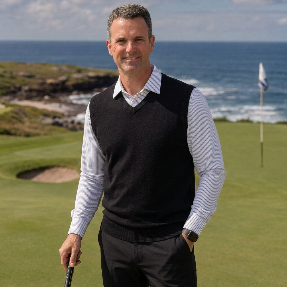 Ansett Fine Merino Slip On Vest