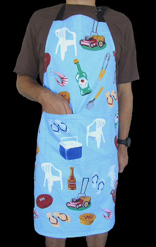 Apron Aussie Icons True Blue