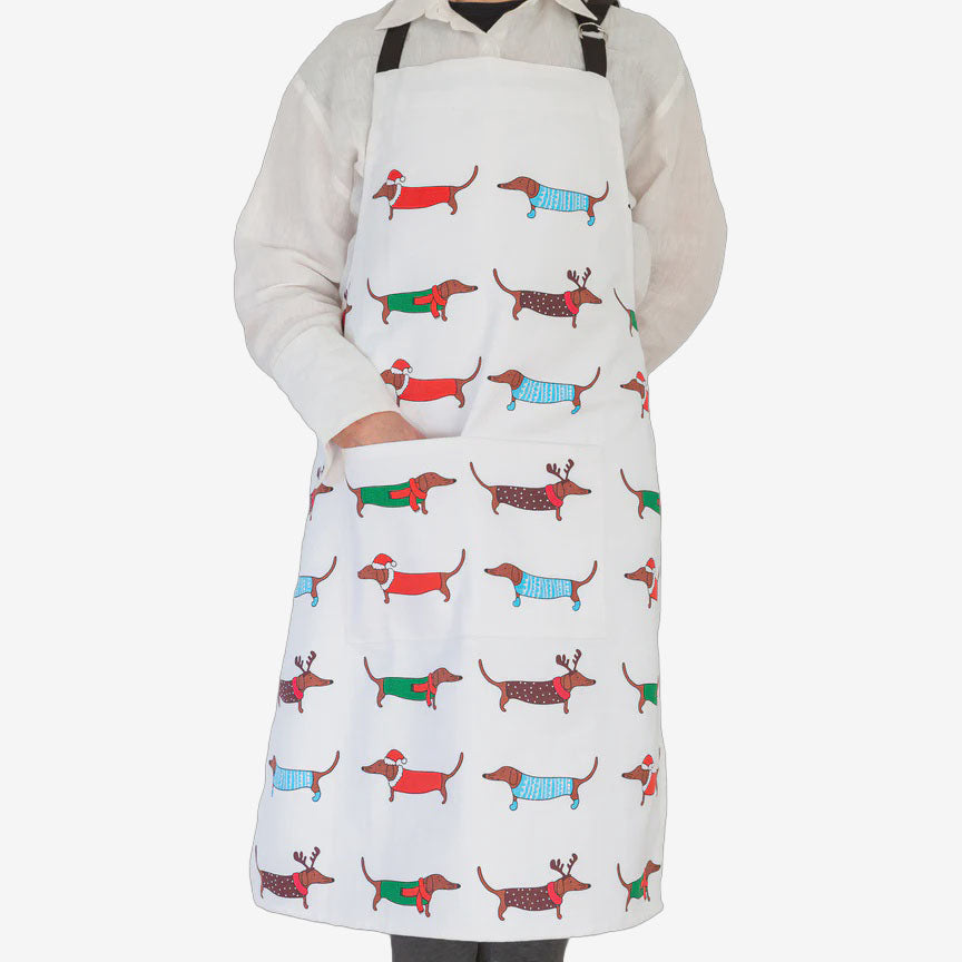 Apron Xmas Dogs