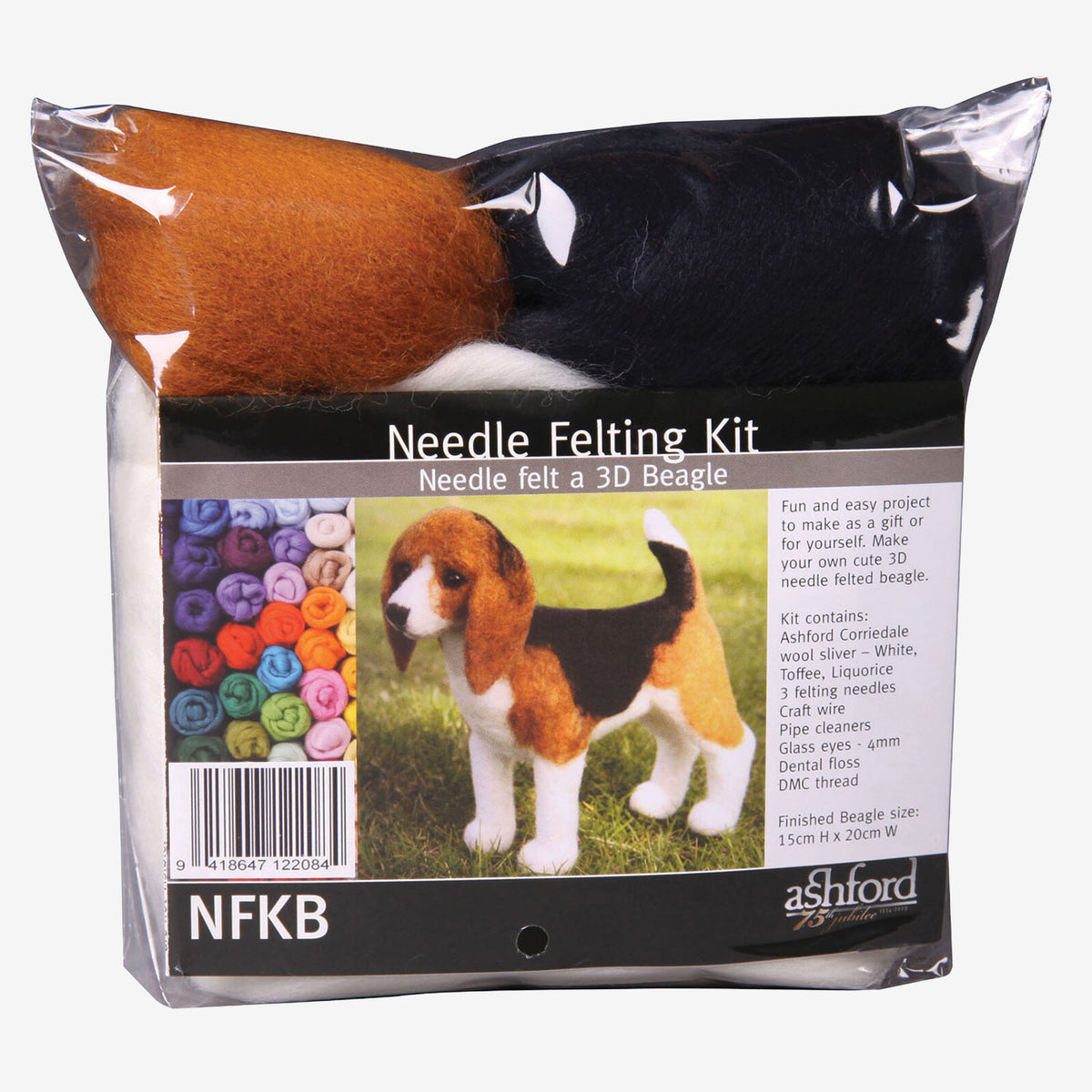 Ashford Needle Felting Kit Beagle