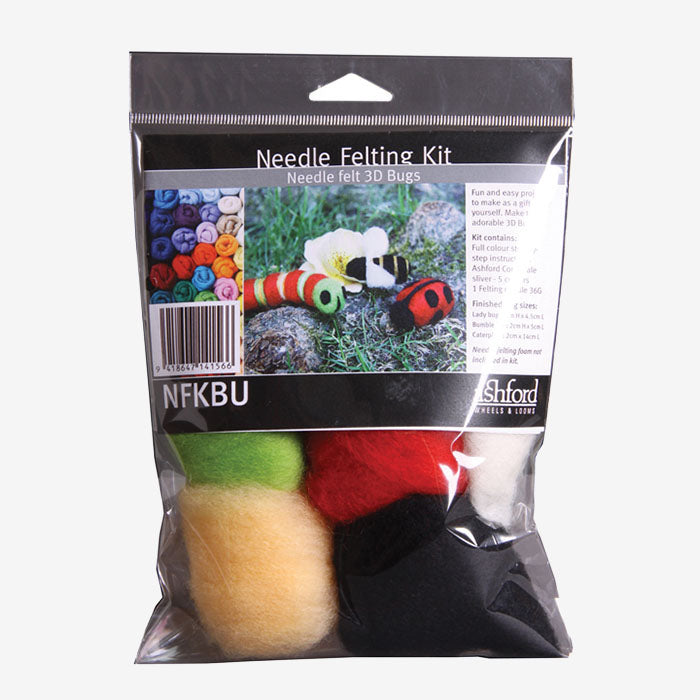 Ashford Needle Felting Kit Bugs