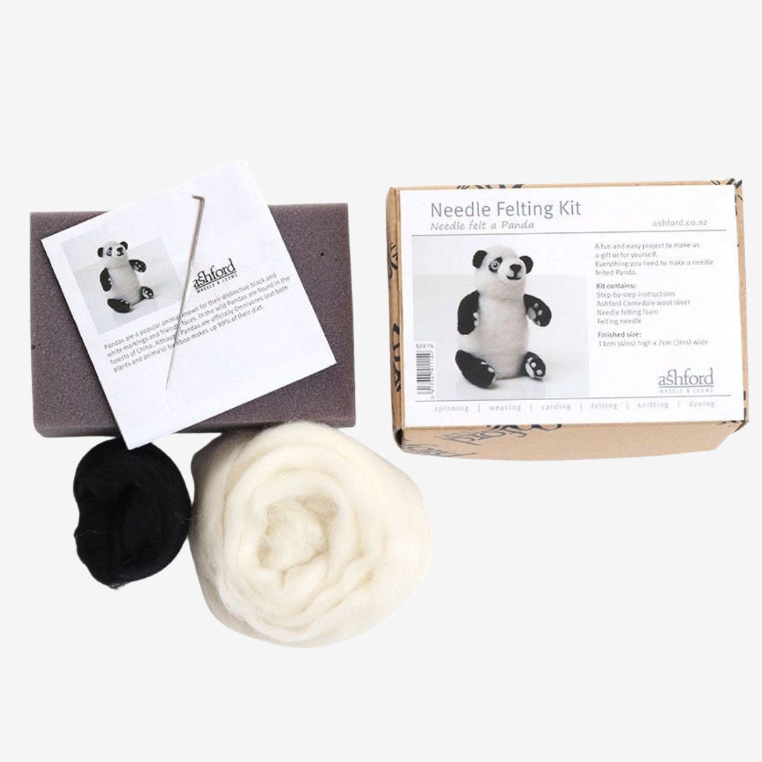Ashford Needle Felting Kit Panda
