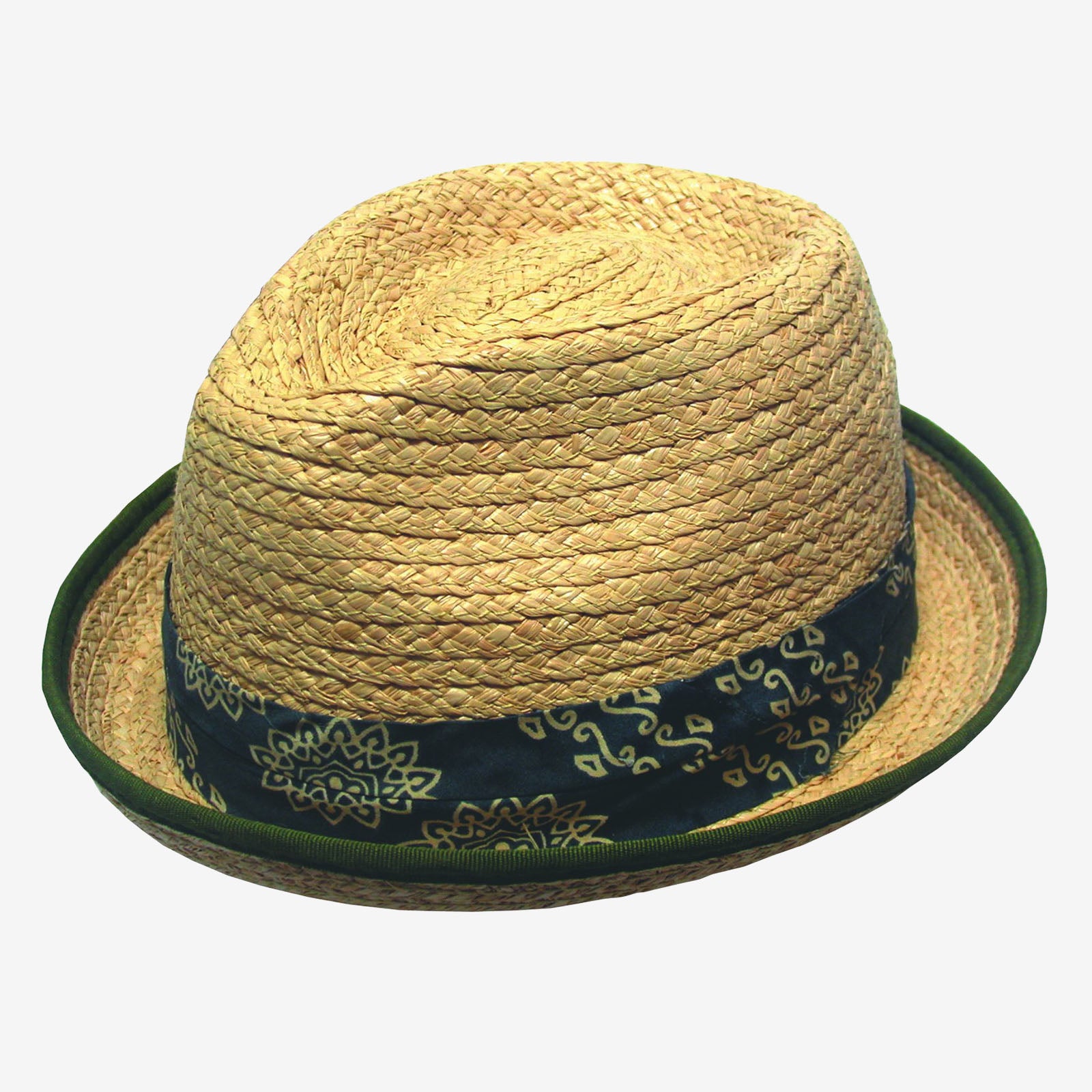 Avenel Braided Raffia Gutter Brim Trilby