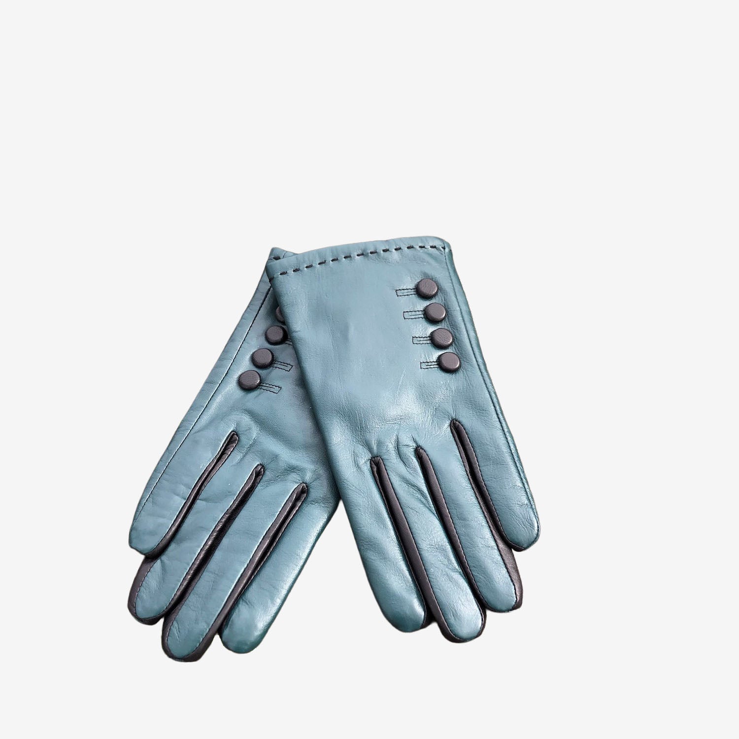 Avenel Button Sheepskin Leather Gloves