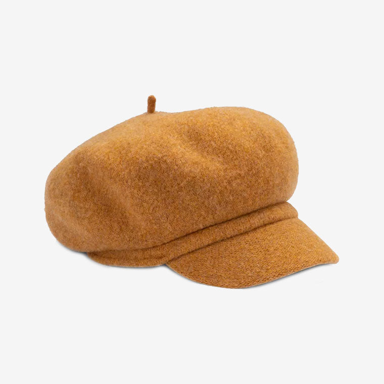 Avenel Henley Bakerboy Cap mustard