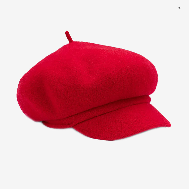 Avenel Henley Bakerboy Cap red