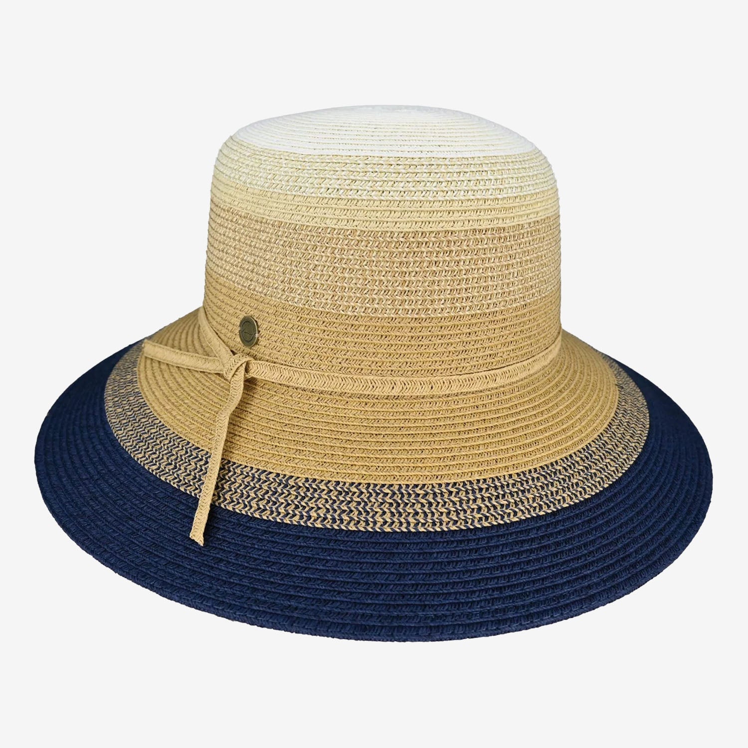 Avenel Layla Multi Tone Braided Dianne Hat navy