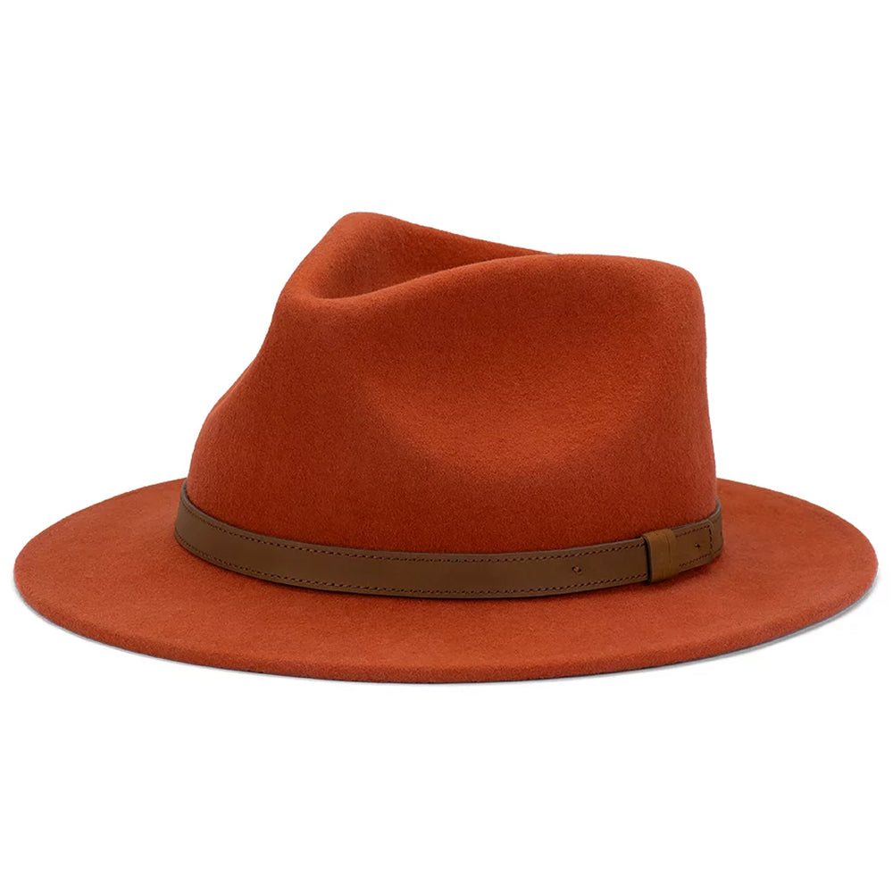 Avenel Nolan Wool Felt Fedora ginger