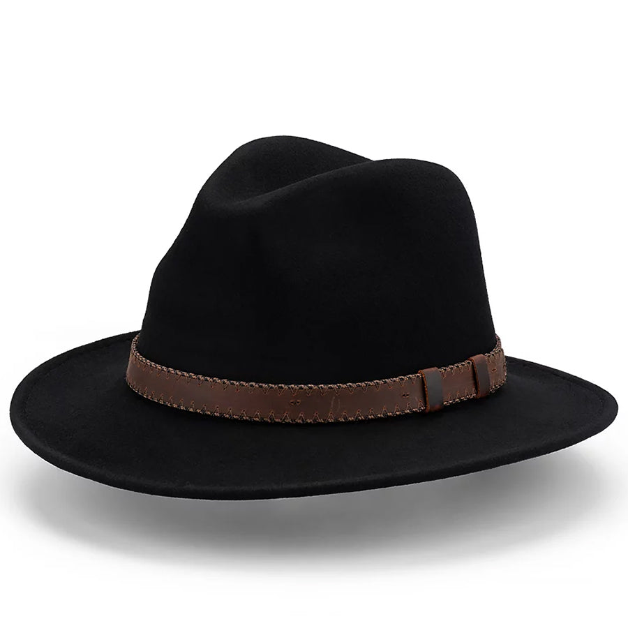 Avenel Norman Crushable Wool Felt Safari Hat #21601