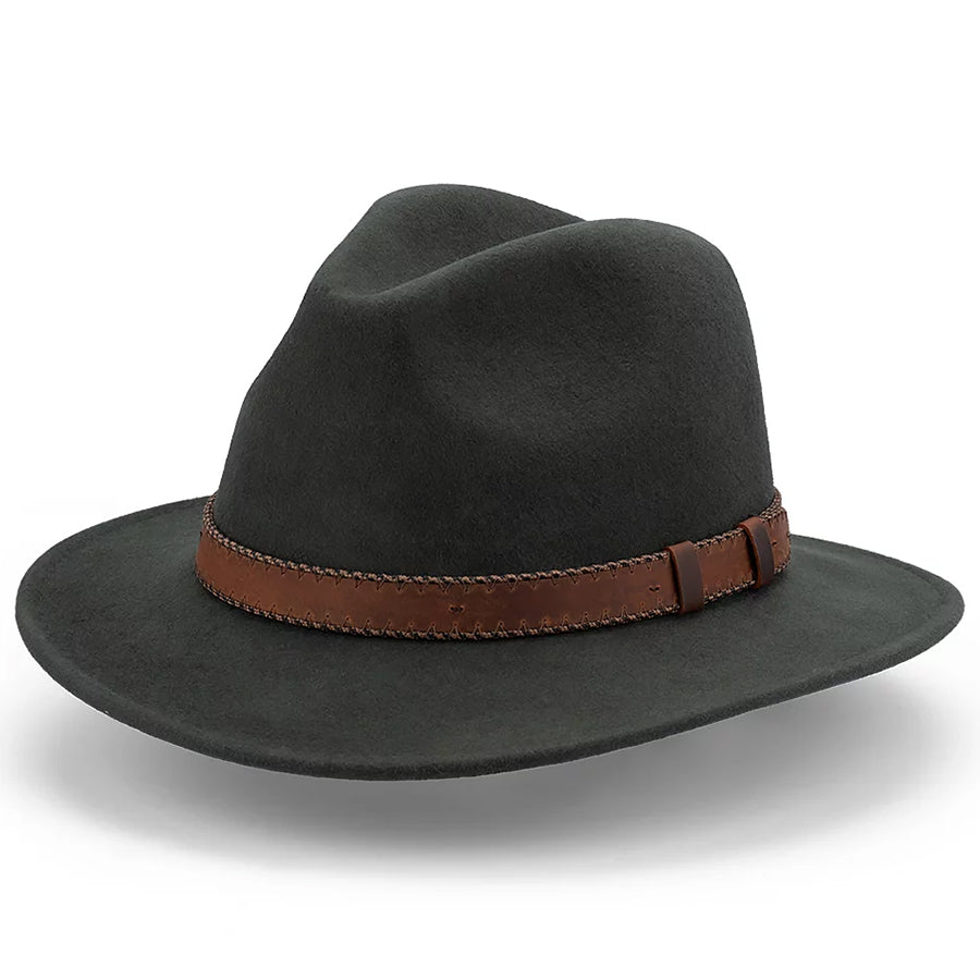 Avenel Norman Crushable Wool Felt Safari Hat #21601