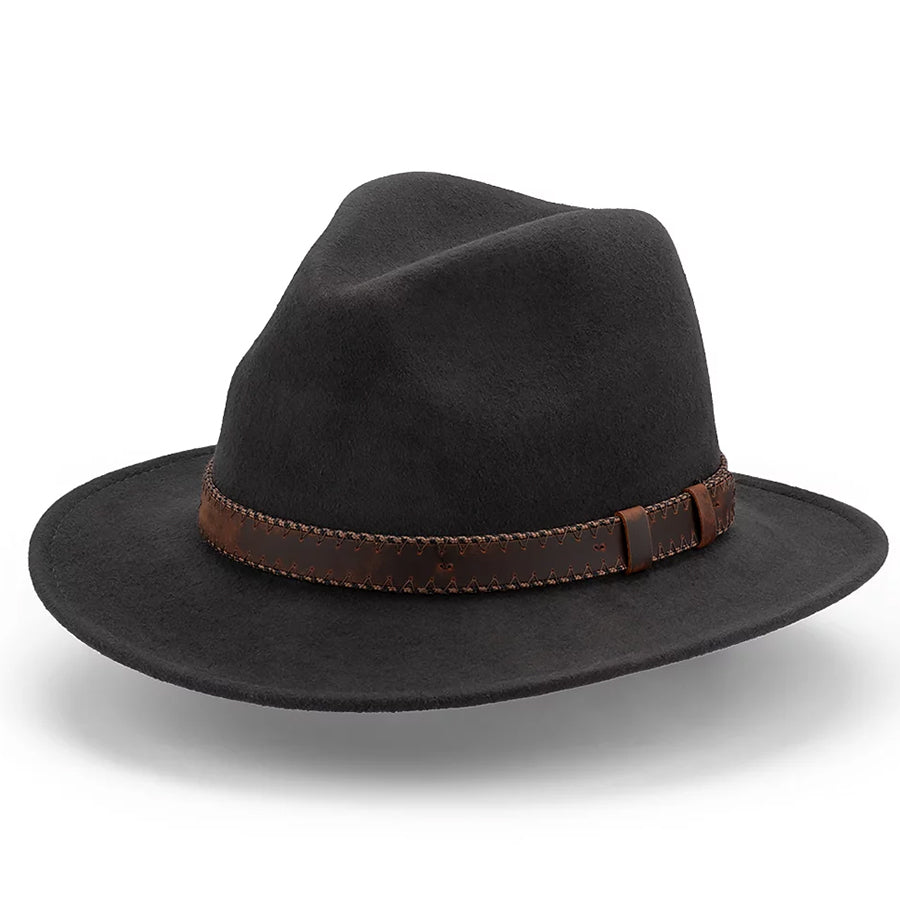Avenel Norman Crushable Wool Felt Safari Hat #21601