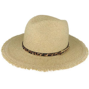 Avenel Paloma Frayed Edge Fedora natural