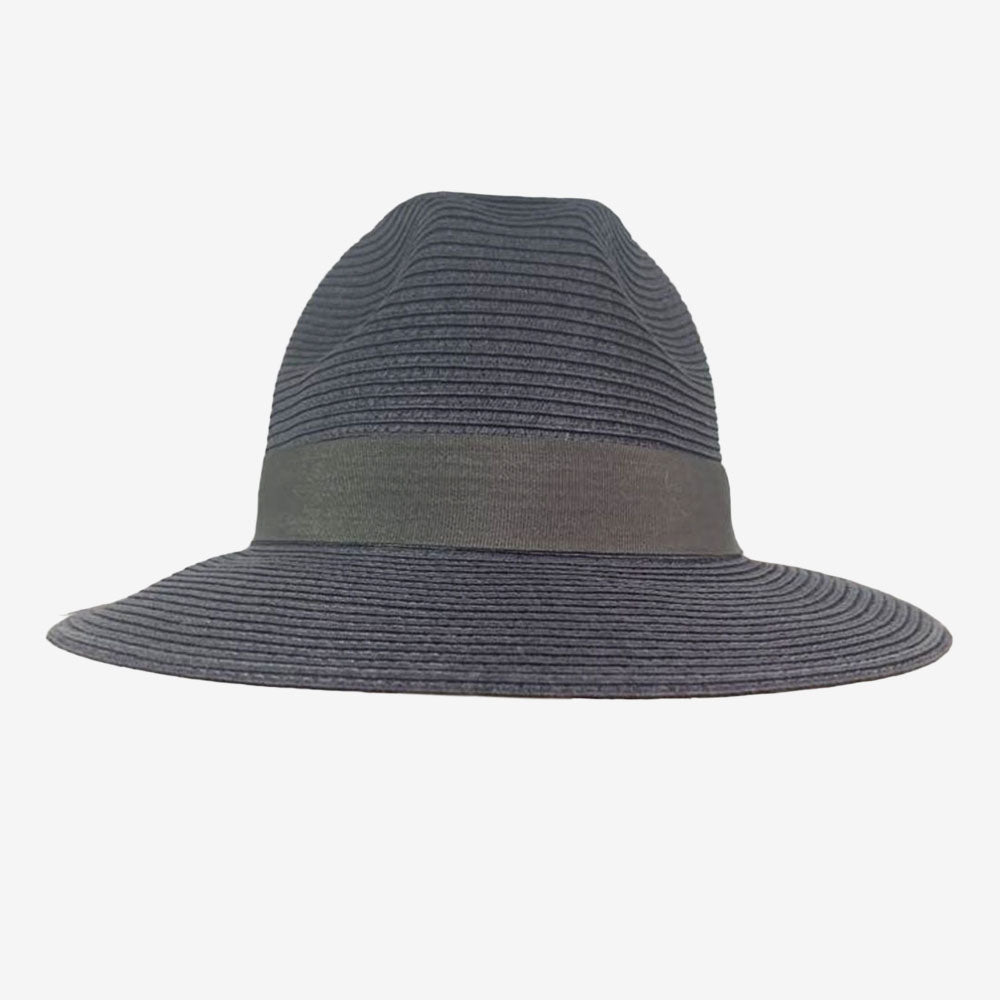 Avenel Paper Braid Safari Hat with Arrow Trim Band