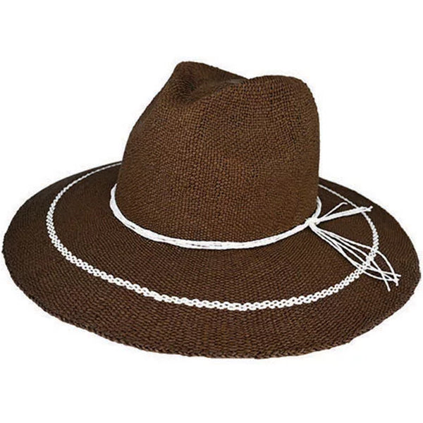 Avenel Seraphina Wide Brim Hat cocoa