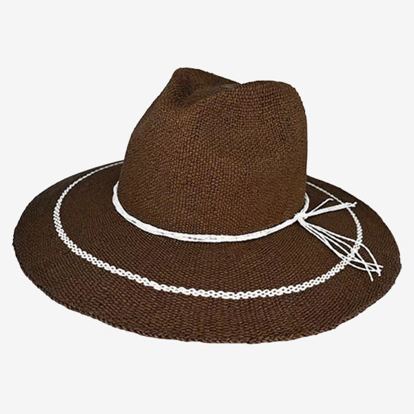 Avenel Seraphina Wide Brim Hat cocoa