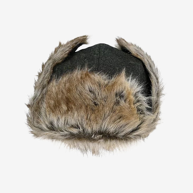 Avenel Wool Blend Herringbone Flying Cap