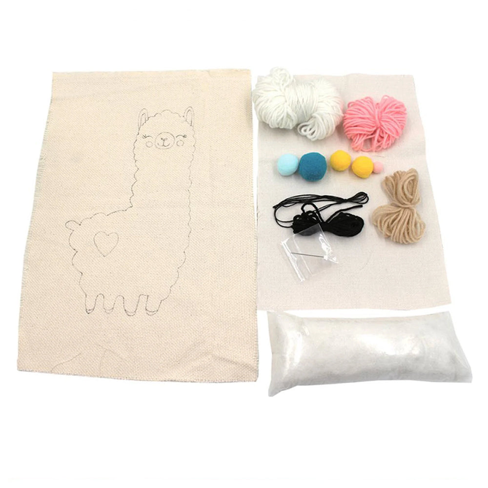 Birch Punch needle 3D Animal Kit llama