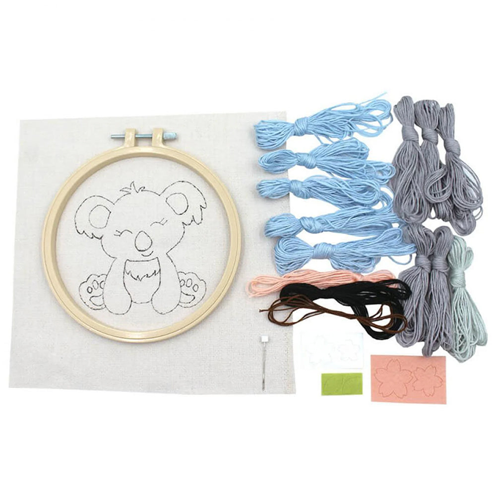Birch Make & Play 3D Punch Needle Embroidery Kit koala