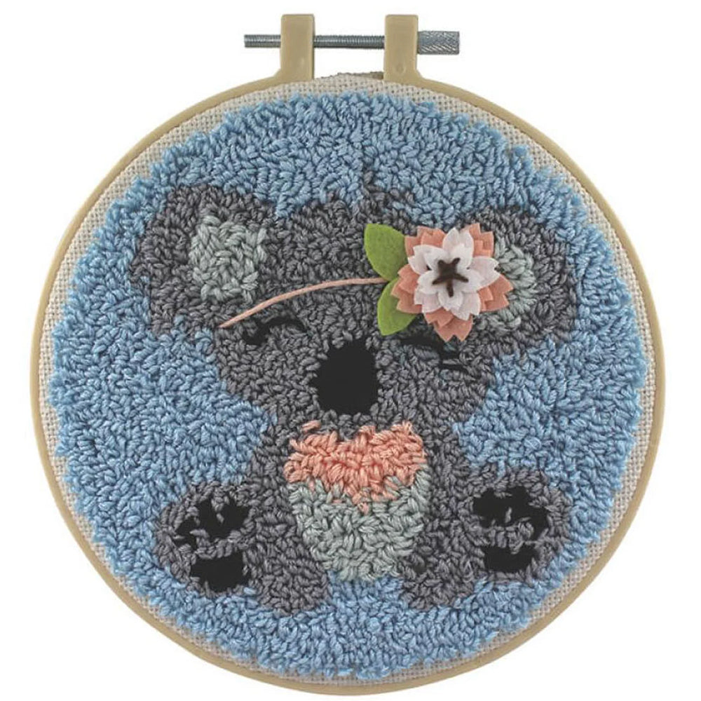 Birch Make & Play 3D Punch Needle Embroidery Kit koala