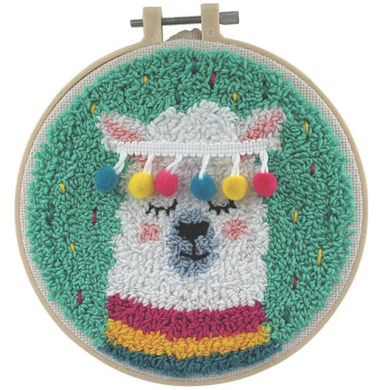 Birch Make & Play 3D Punch Needle Embroidery Kit llama