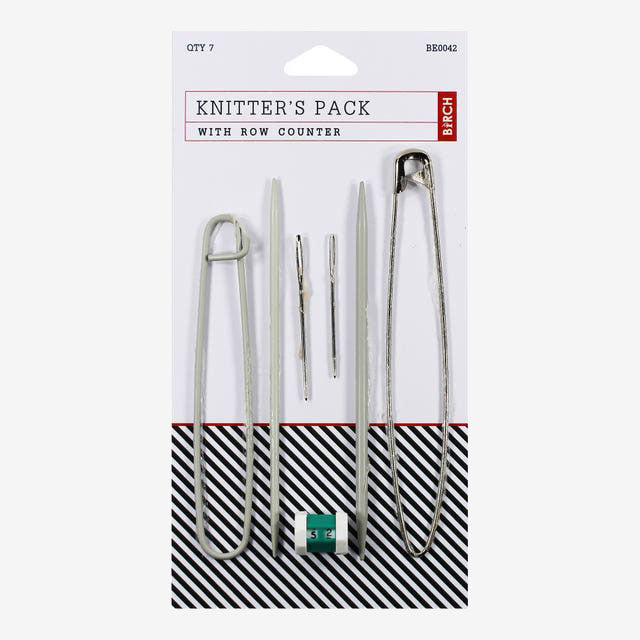 Birch Knitters Pack with Row Counter