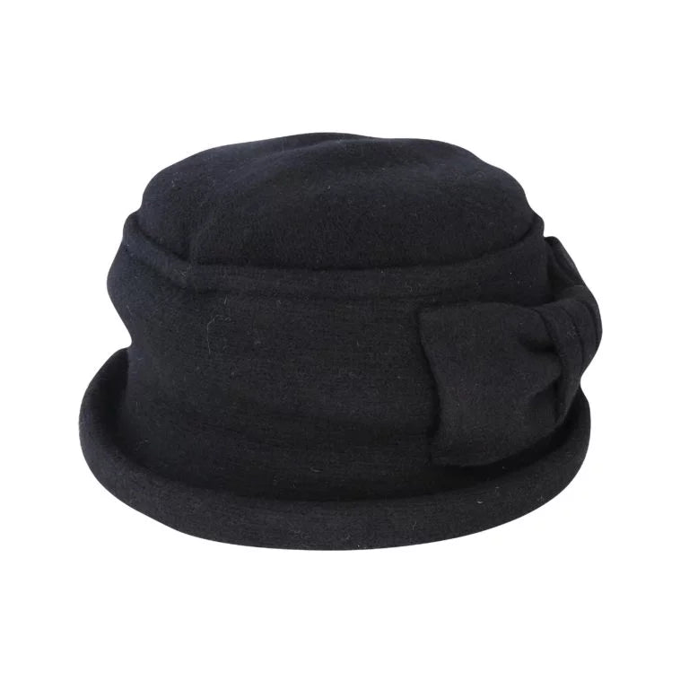 Dot & Co Wool Bow Hoop Brim Hat