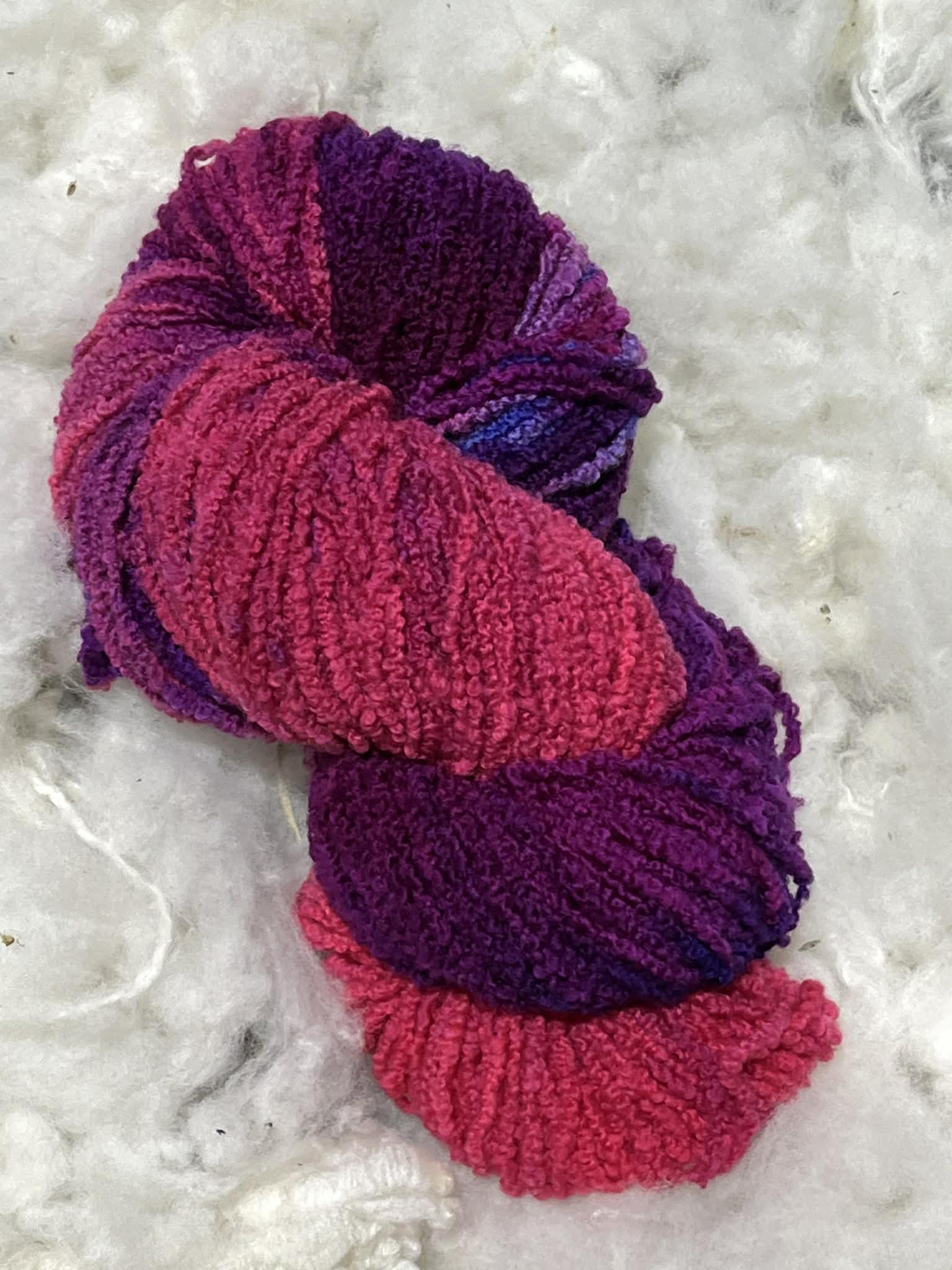 Nundle Hand Dyed Merino Boucle