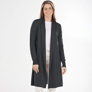 Bridge & Lord Wool & Cashmere ETE Cardi charcoal