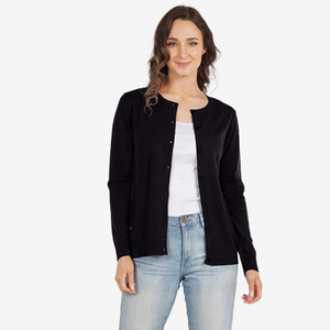 Bridge & Lord Button Cardigan black