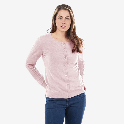 Bridge & Lord Button Cardigan blush