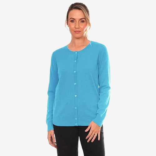 Bridge & Lord Button Cardigan frosted blue