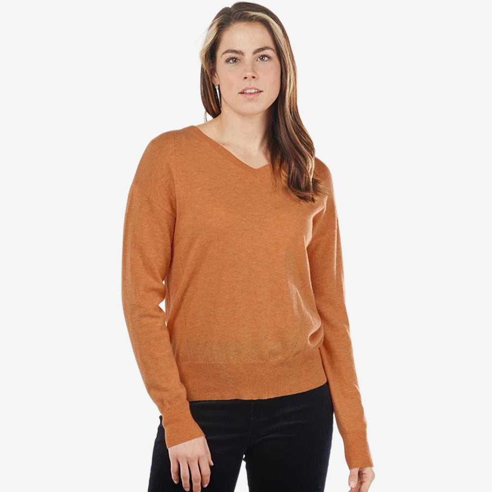 Bridge & Lord Fashion V-Neck rust