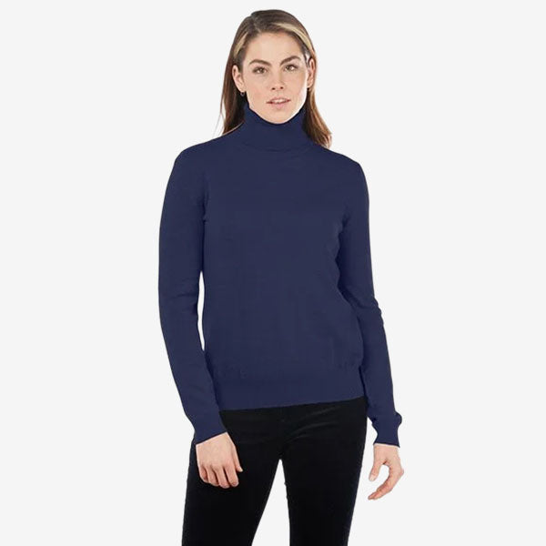 Bridge & Lord Merino & Cashmere Roll Neck