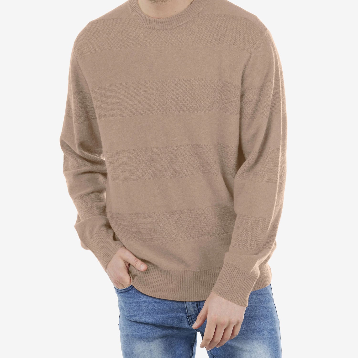 Bridge & Lord Self Stripe Crew Sweater