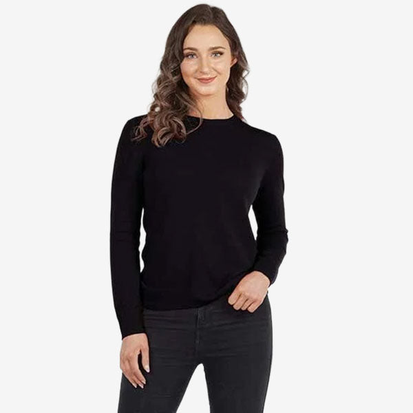 Bridge &amp; Lord Wool/Cashmere Crew black