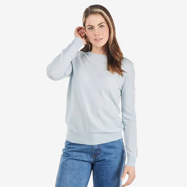 Bridge & Lord Wool/Cashmere Crew Daylight