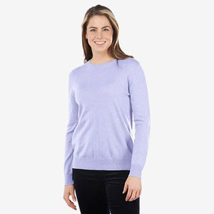 Bridge & Lord Wool/Cashmere Crew lilac