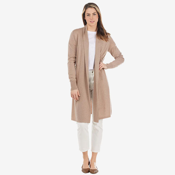 Bridge & Lord Wool & Cashmere ETE Cardi camel
