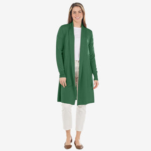 Bridge & Lord Wool & Cashmere ETE Cardi bottle green