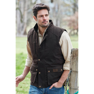 Burke & Wills Derwent Vest Brown