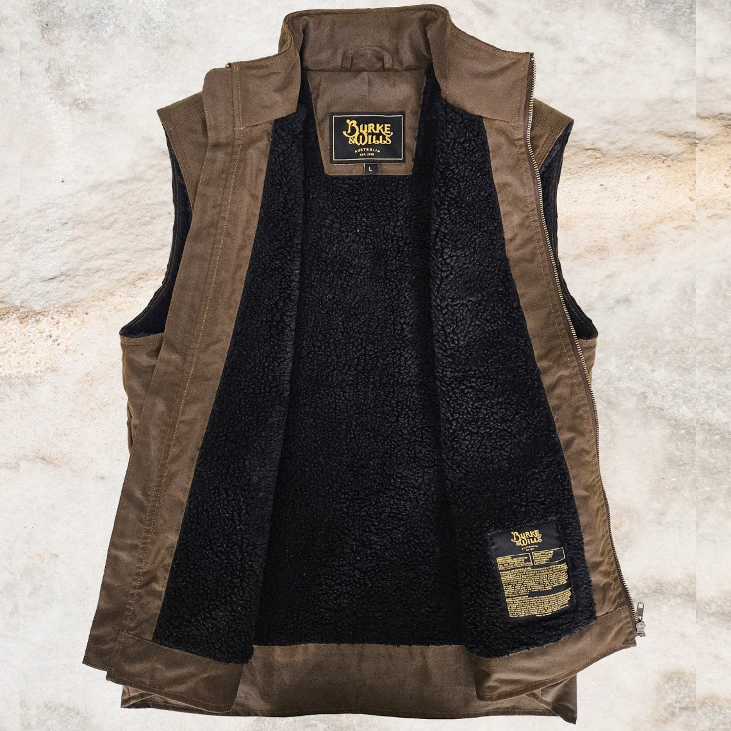 Burke & Wills Stockman Vest bronze