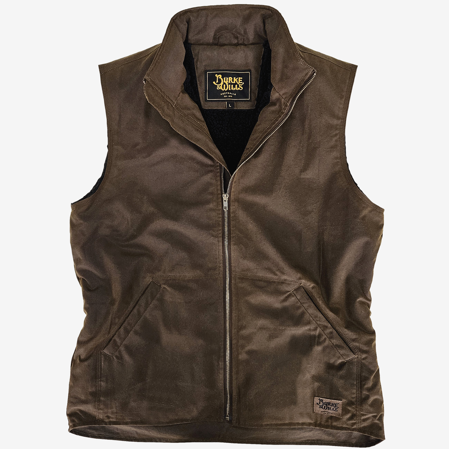 Burke & Wills Stockman Vest bronze